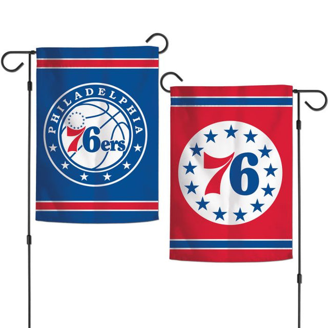 Philadelphia 76ers Garden Flags 2 sided 12.5" x 18"