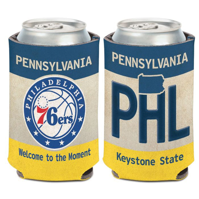 Philadelphia 76ers LICENSE PLATE Can Cooler 12 oz.