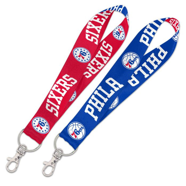 Philadelphia 76ers Lanyard Key Strap 1"