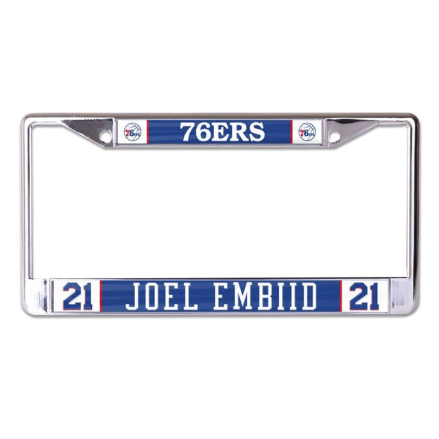 Philadelphia 76ers Lic Plt Frame S/L Printed Joel Embiid