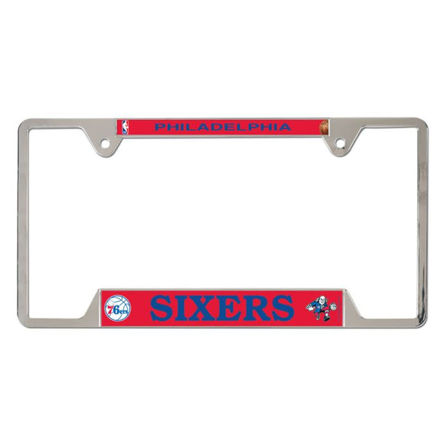 Philadelphia 76ers Metal License Plate Frame