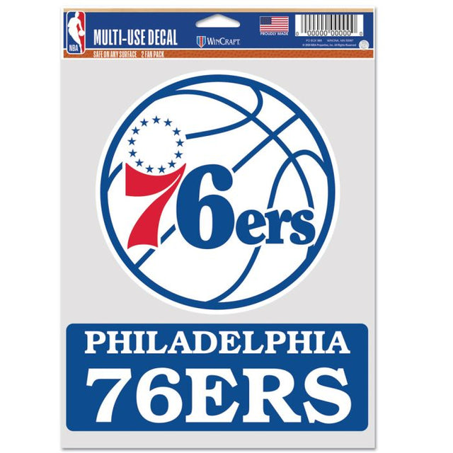 Paquete multiusos para dos fanáticos de los Philadelphia 76ers