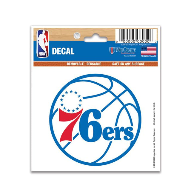 Philadelphia 76ers Multi-Use Decal 3" x 4"