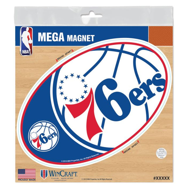 Philadelphia 76ers Outdoor Magnets 6" x 6"