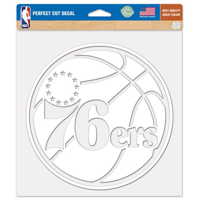 Philadelphia 76ers Perfect Cut Decals 8" x 8"