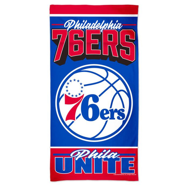 Philadelphia 76ers Spectra Beach Towel 30" x 60"