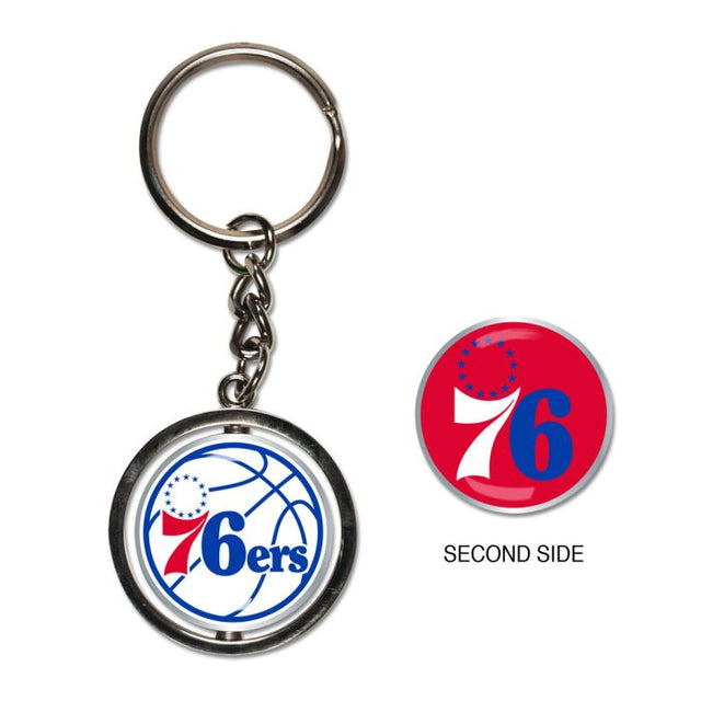 Philadelphia 76ers Spinner Key Ring