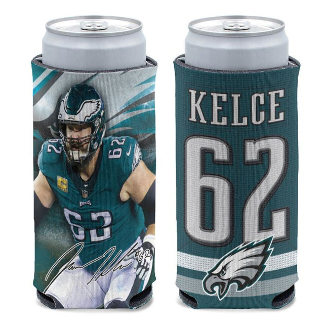 Philadelphia Eagles 12 oz Slim Can Cooler Jason Kelce