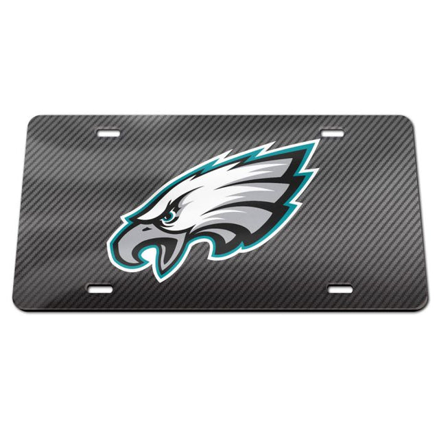 Philadelphia Eagles CARBON Specialty Acrylic License Plate