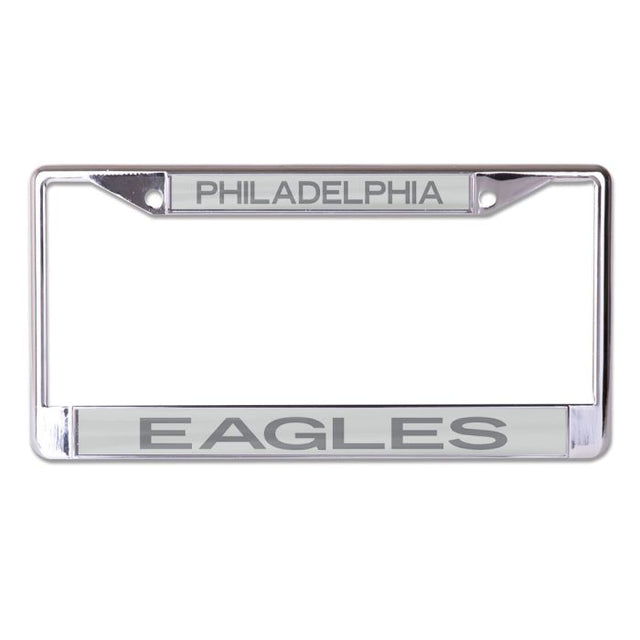 Philadelphia Eagles FROSTED Lic Plt Frame S/L Printed