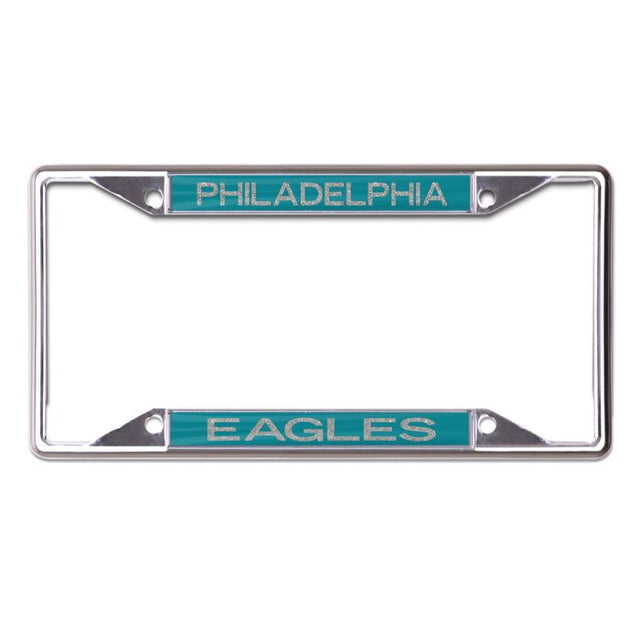 Philadelphia Eagles GLITTER LETTERS Lic Plt Frame S/S Printed