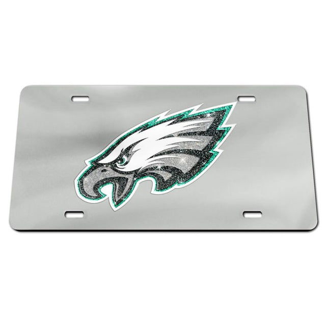 Philadelphia Eagles GLITTER LOGO Specialty Acrylic License Plate