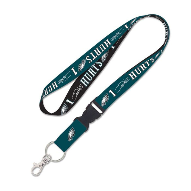 Philadelphia Eagles Lanyard w/detachable buckle 1" Jalen Hurts