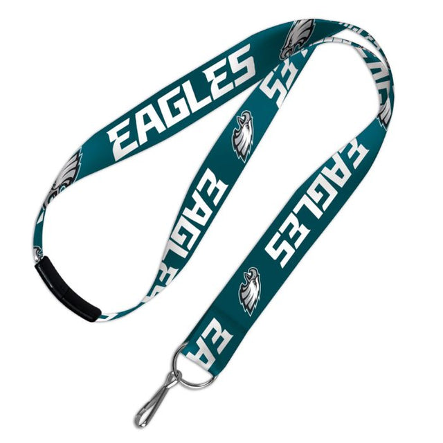 Cordones de los Philadelphia Eagles con cierre de seguridad de 1"