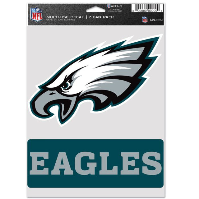 Paquete multiusos para dos aficionados de los Philadelphia Eagles