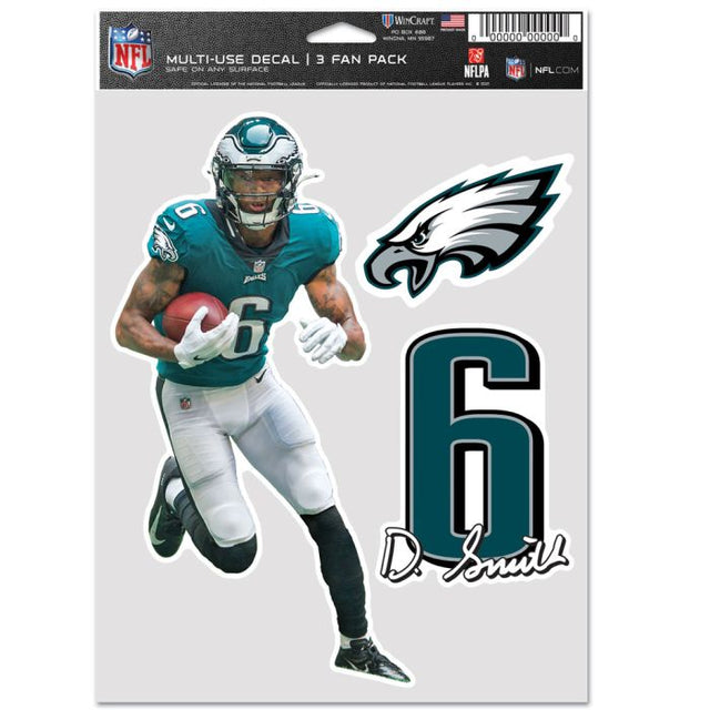 Philadelphia Eagles Multi Use 3 Fan Pack Devonta Smith