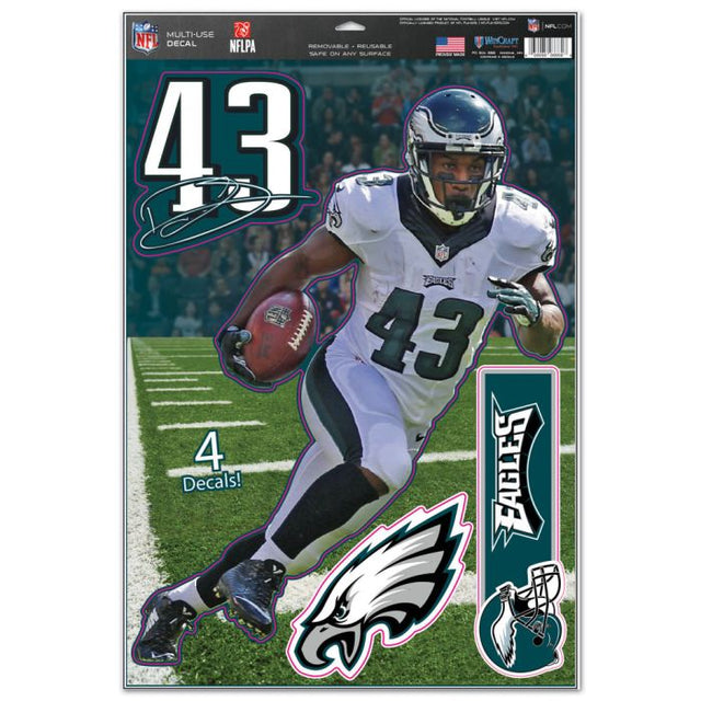 Philadelphia Eagles Multi-Use Decal 11" x 17" Darren Sproles