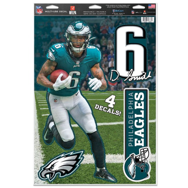 Philadelphia Eagles Multi-Use Decal 11" x 17" Devonta Smith