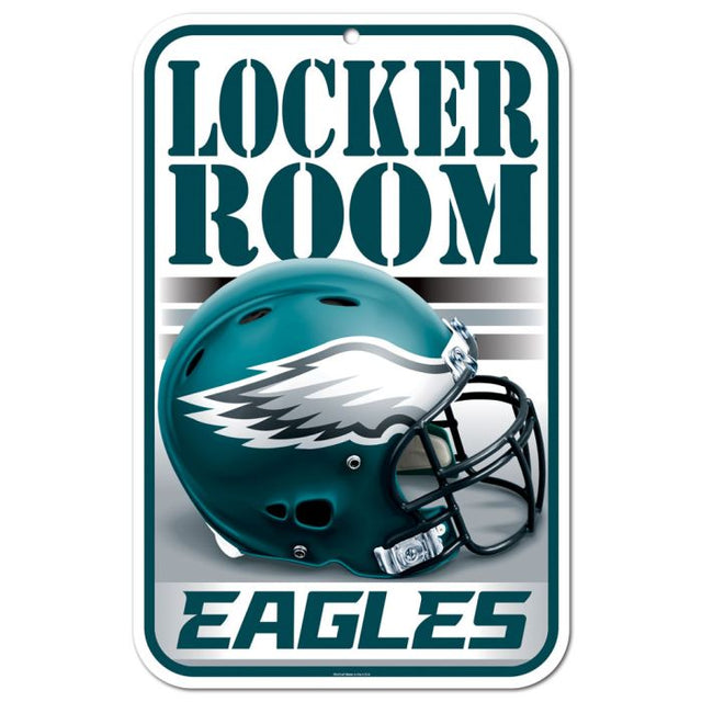 Philadelphia Eagles Plastic Sign 11" x 17"