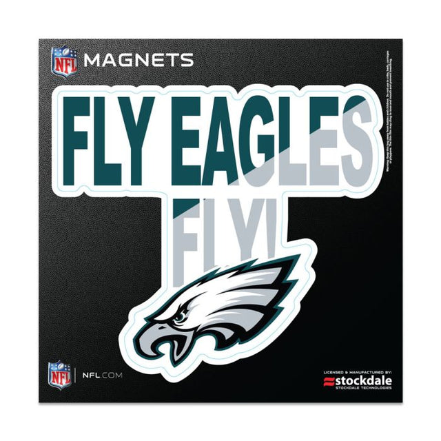 Philadelphia Eagles SLOGAN Outdoor Magnets 6" x 6"