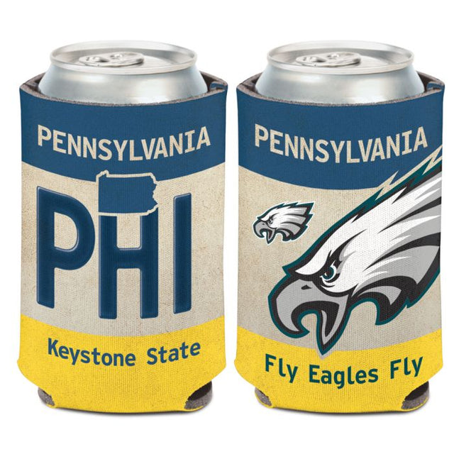 Philadelphia Eagles STATE PLATE Can Cooler 12 oz.