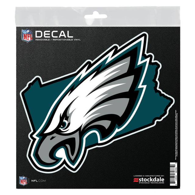 Philadelphia Eagles STATE SHAPE All Surface Decal 6" x 6"