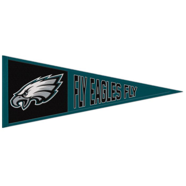 Philadelphia Eagles Slogan Wool Pennant 13" x 32"