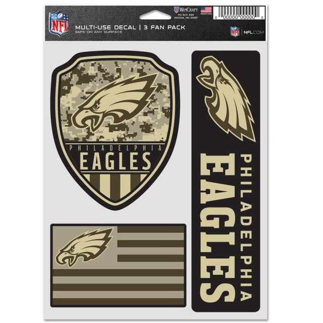 Philadelphia Eagles Standard Multi Use 3 Fan Pack