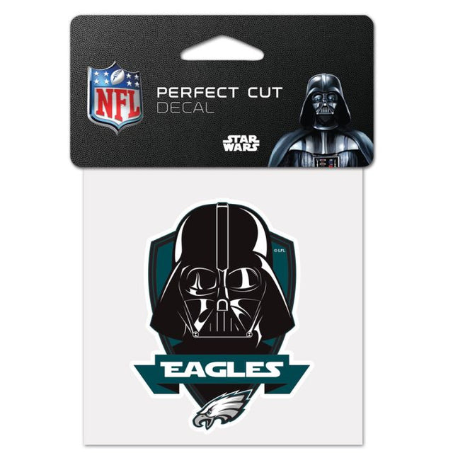 Philadelphia Eagles / Star Wars Darth Vader Perfect Cut Color Decal 4" x 4"