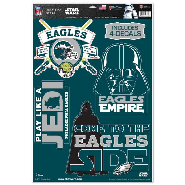 Philadelphia Eagles / Star Wars Star Wars Multi-Use Decal 11" x 17"