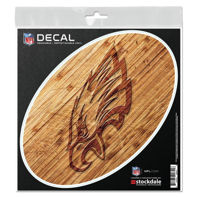 Philadelphia Eagles WOOD All Surface Decal 6" x 6"