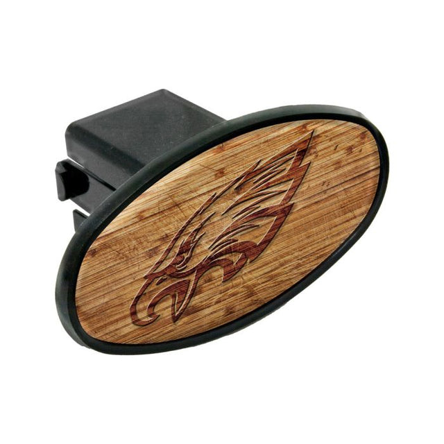 Philadelphia Eagles WOOD Oval 2" Hitch Receiver