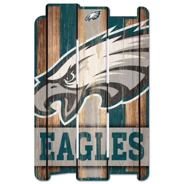 Philadelphia Eagles Wood Fence Sign