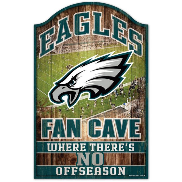 Philadelphia Eagles Wood Sign 11" x 17" 1/4" thick