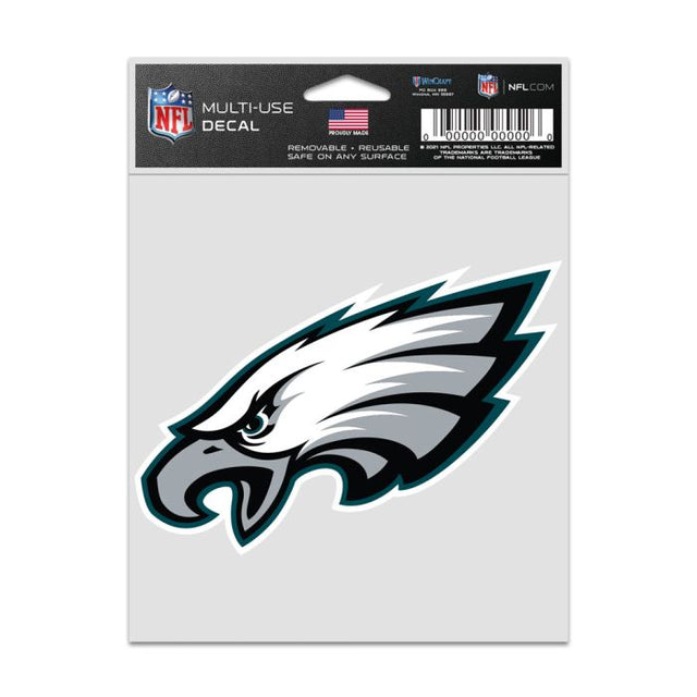 Calcomanías para fanáticos con el logotipo de los Philadelphia Eagles de 3,75" x 5"