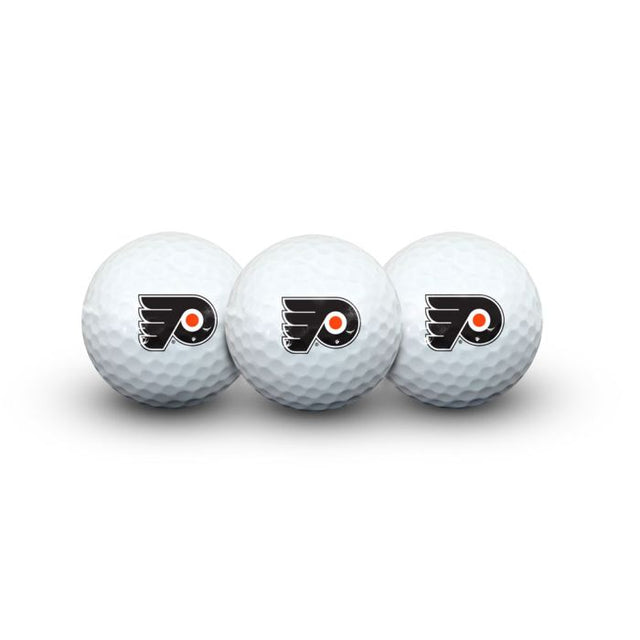 3 pelotas de golf de los Philadelphia Flyers en formato concha