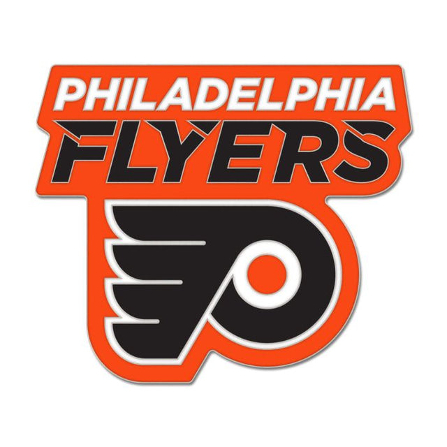 Tarjeta de joyería con pin esmaltado de colección de los Philadelphia Flyers