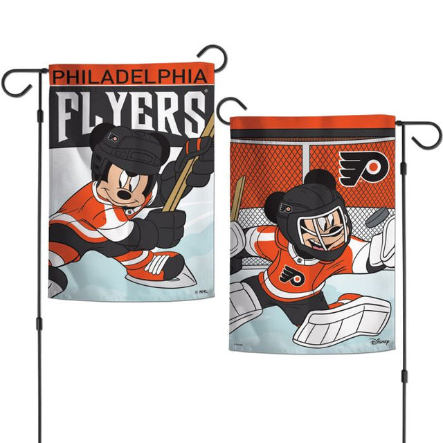 Philadelphia Flyers / Disney Garden Flags 2 sided 12.5" x 18"