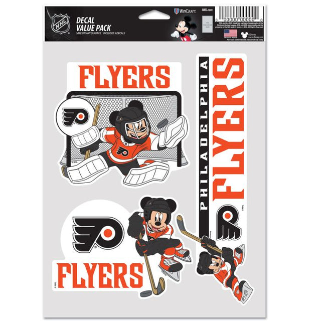 Philadelphia Flyers / Disney Multi Use 3 Fan Pack