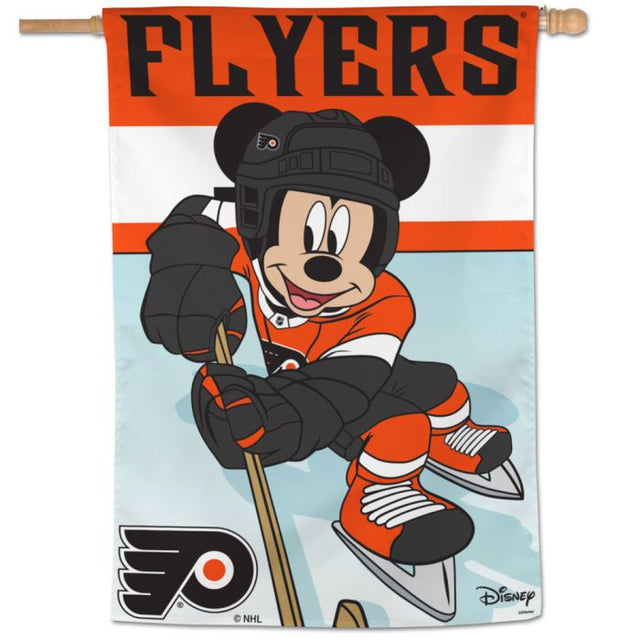 Philadelphia Flyers / Disney Vertical Flag 28" x 40"