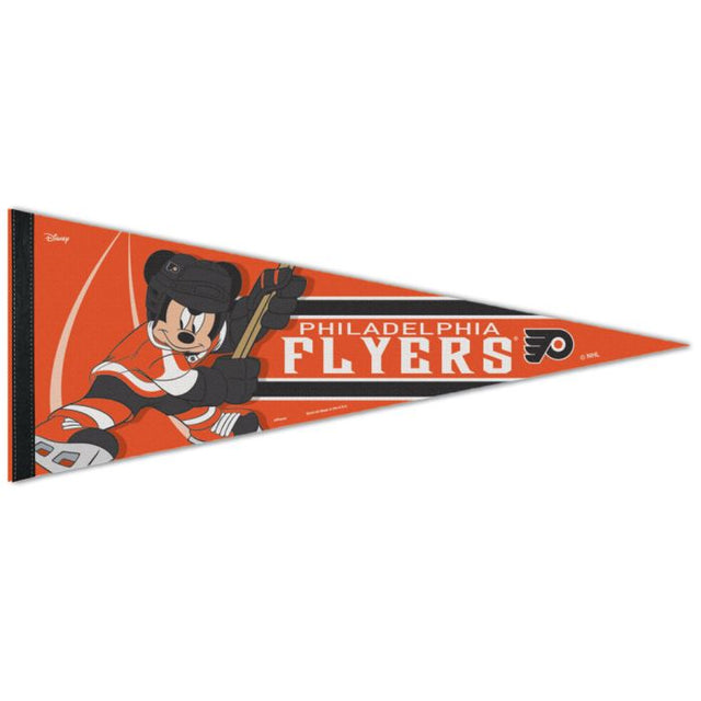 Banderín premium de los Philadelphia Flyers/Disney de 30 x 76 cm