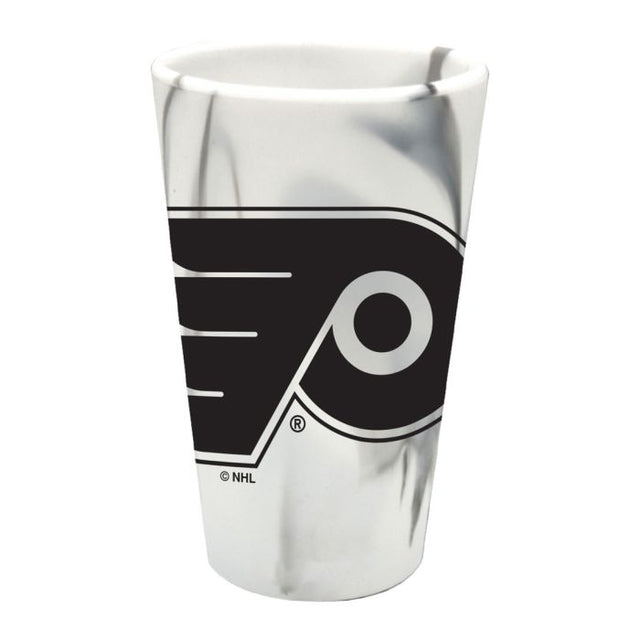 Vaso de pinta de silicona de 16 oz con el logo de los Philadelphia Flyers