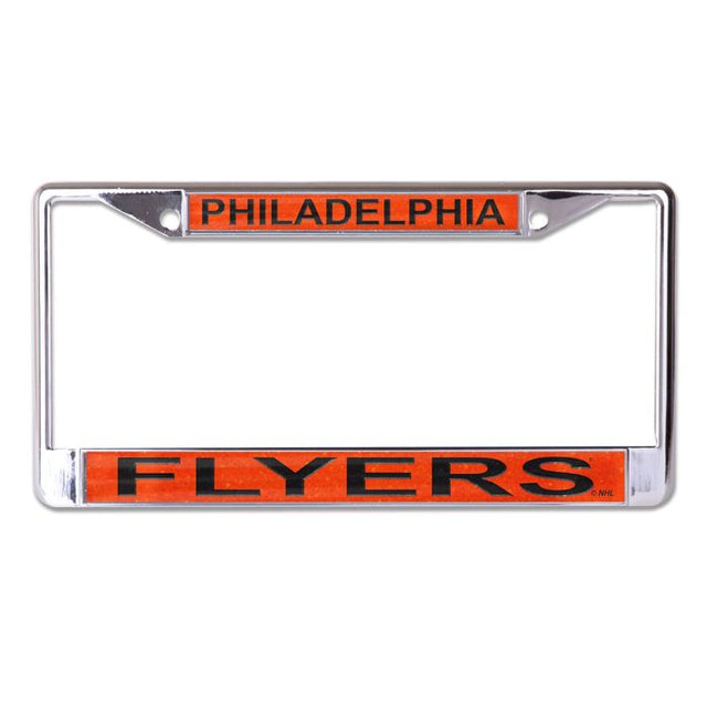 Marco con licencia impresa de los Philadelphia Flyers con purpurina talla S/L