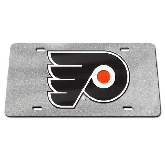 Philadelphia Flyers GLITTER Specialty Acrylic License Plate