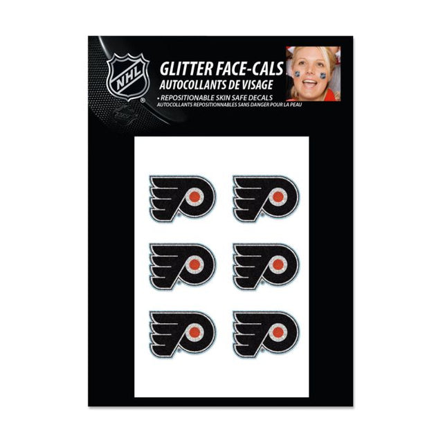 Philadelphia Flyers Glitter Tattoo 6 Pack