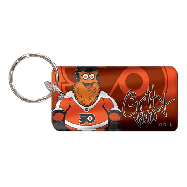 Llavero rectangular de los Philadelphia Flyers