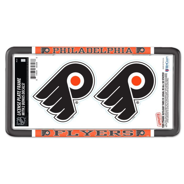 Philadelphia Flyers License Plate Thin Frame - Plastic w/Decal