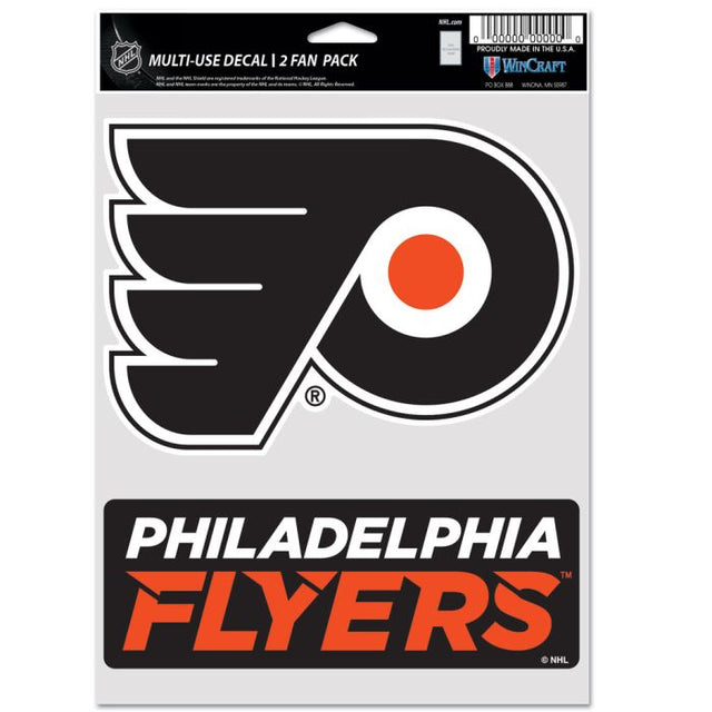 Paquete multiusos para dos aficionados de los Philadelphia Flyers