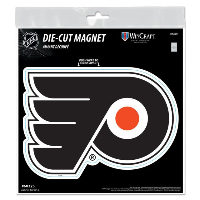 Imanes para exteriores de los Philadelphia Flyers, 6" x 6"