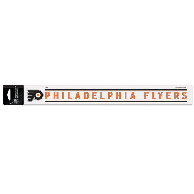 Calcomanías de corte perfecto de los Philadelphia Flyers de 2" x 17"